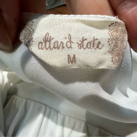 Altar’d State fruit print Dress Size M. Excellent condition tie front or back - Picture 8 of 10